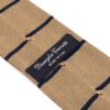 Cravatta di maglia a righe - 100% Seta - immagine 2