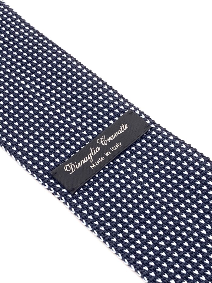 DIMAGLIA - cravatta di maglia blu e azzurro zoom