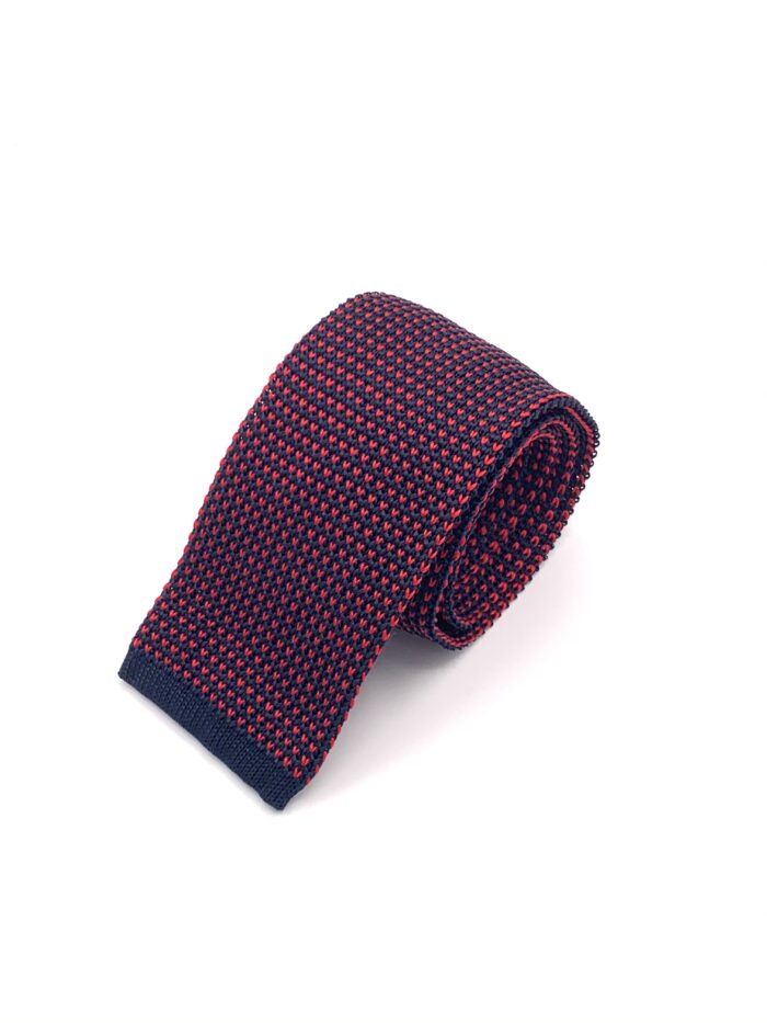 DIMAGLIA - cravatta di maglia con puntini