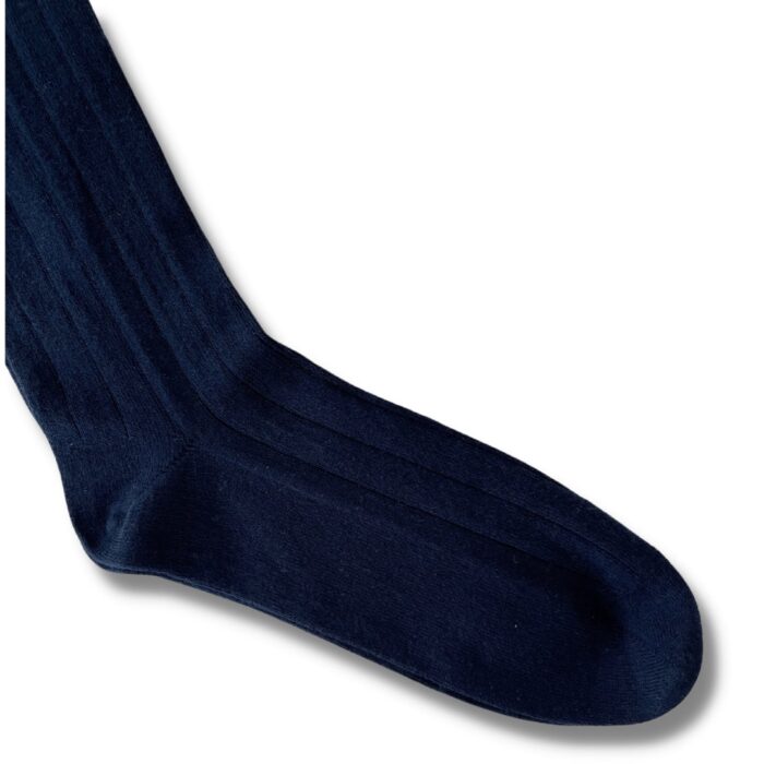 Calza lunga blu con Riga azzurra - immagine 3